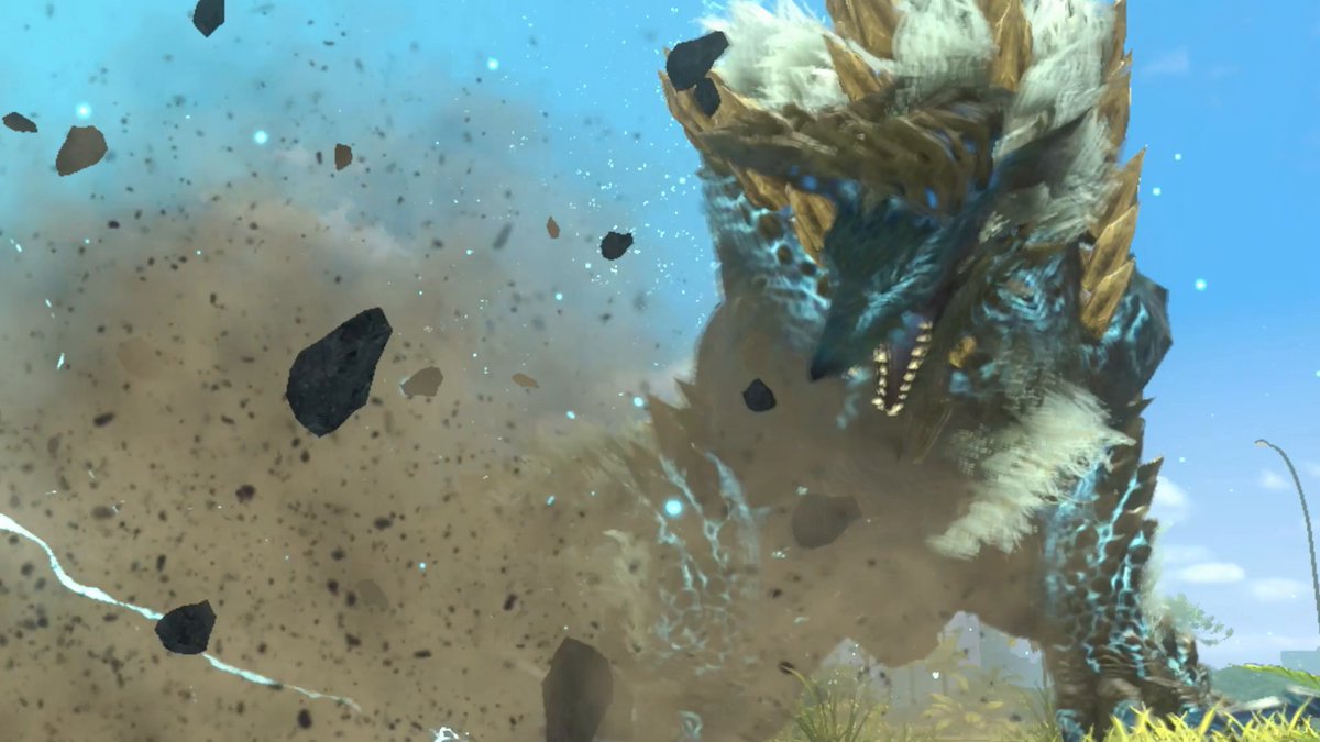 MAJOR UPDATE COMING SOON: ✨ Fulminations in the Frost ✨ ✅ New weapon types: #DualBlades and #Lance ✅ Get ready to hunt #Radobaan #Banbaro #Barioth #Zinogre AND look forward to a new feature! #MHNow #FulminationsintheFrost