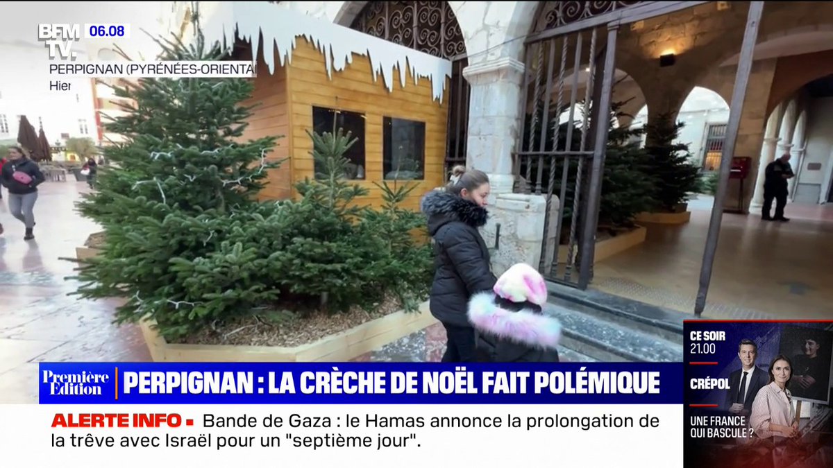 Perpignan: un an après l'interdiction, la crèche de Noël de la mairie fait de nouveau polémique 👉 La Ligue des droits de l'homme a saisi le tribunal administratif