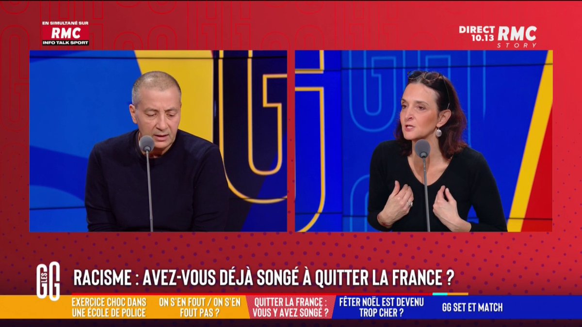 🔴 Racisme : Avez-vous déjà songé à quitter la France ? 💥 Clash entre Barbara Lefebvre et Mourad Boudjellal concernant la question du racisme en France et la délinquance. #GGRMC