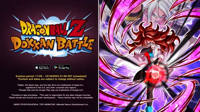 [Repost &amp; Like Campaign] A special PV celebrating the arrival of Android #21 is out! Reach 20K total reposts and likes to get 5 Dragon Stones! Ends 12/7 01:59 PST #dokkanbattle #dokkanbattleglobal #dokkan #dragonball
