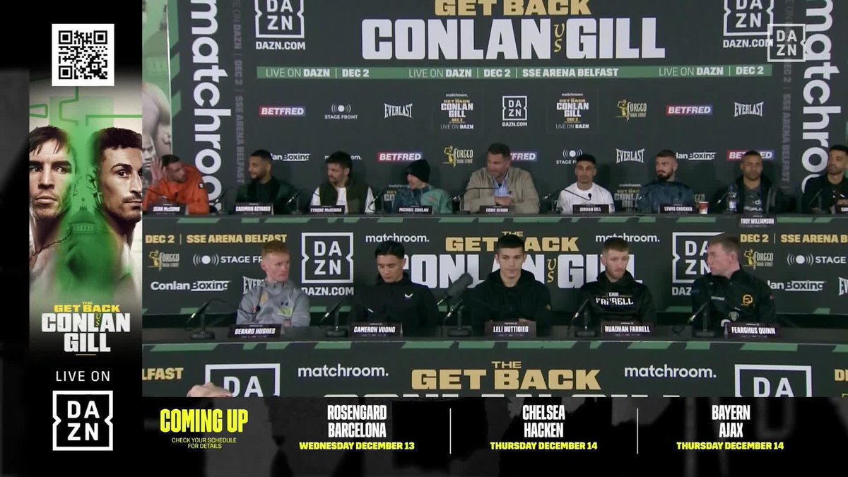 Win number nine in the sights 🎯 Fearghus Quinn #ConlanGill press conference 👉