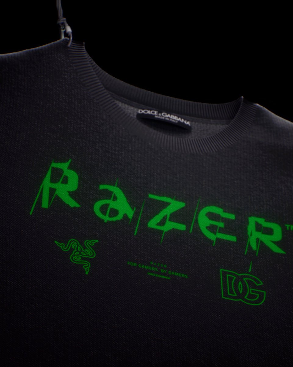 Introducing the #DGRazer Collection. A collaboration that captures the dynamic energy of R Λ Z Ξ R gaming and the iconic style of #DolceGabbana. Discover more on