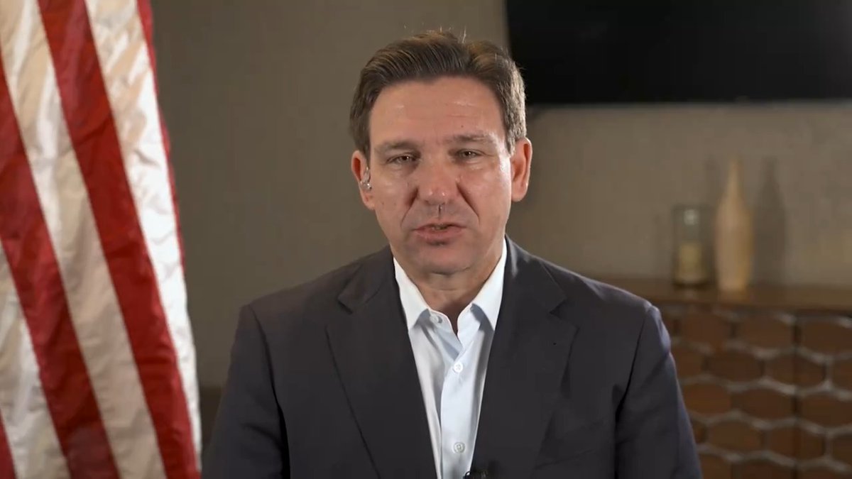 DESANTIS OPENING REMARKS at his virtual Iowa press conference today: It would have “devastating effects” if a President Newsom “Californicated the entire United States.” “There’s a lot of Democrats that want to remove [Biden] and put in somebody else. So I see Newsom as being one of these guys waiting in the wings… “The debate is less about Florida versus California, because we beat them on all the key metrics…But I do think it's where would the Democrats want to go after 2024? If it's Biden that does run and gets reelected, if it's a Harris, if it's a Newsom, that California model is really, I think, what would drive their party nationally. “That would have devastating effects on people in Iowa, as well as throughout the country, if we Californicated the entire United States of America.”