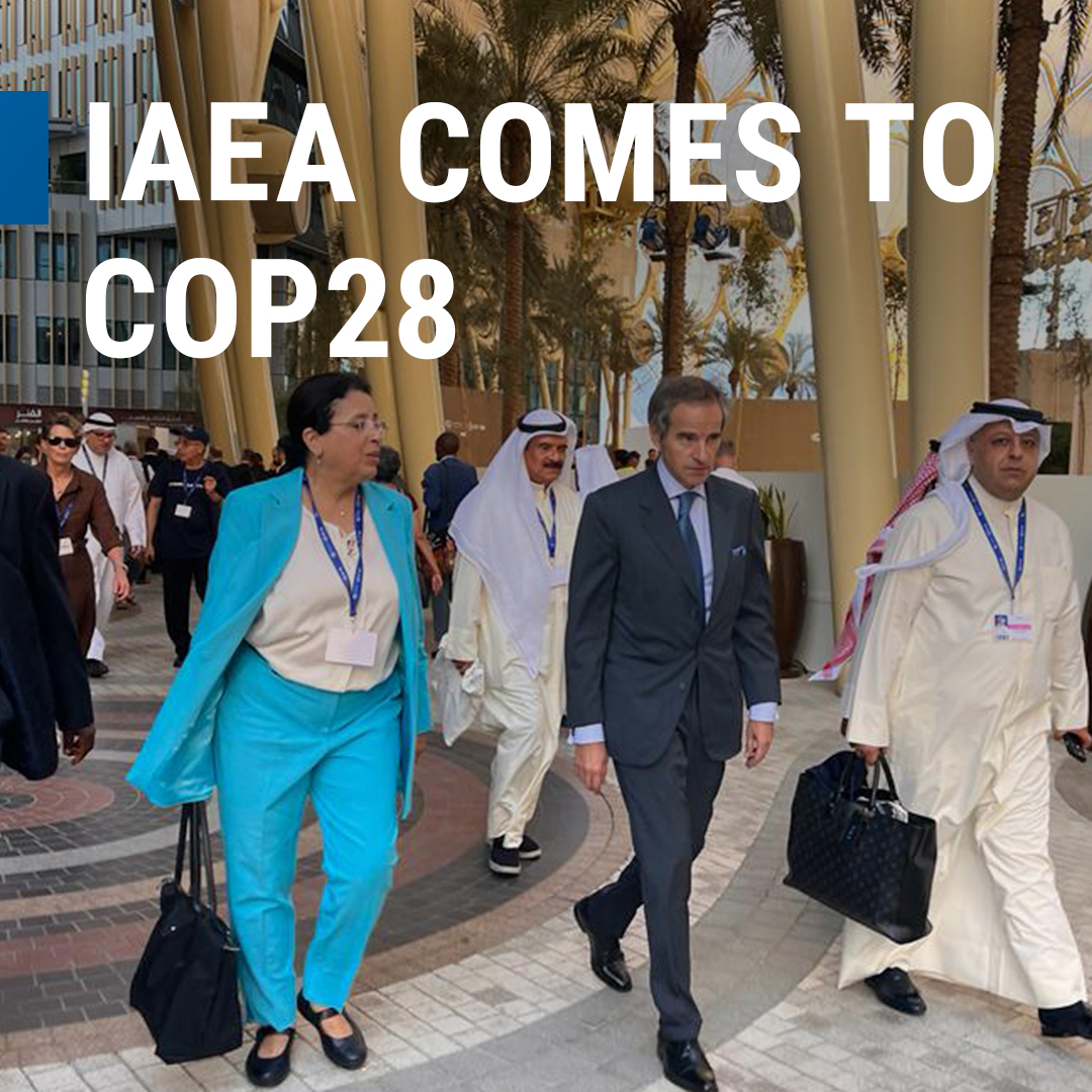 Nuclear science and technology can make a significant change in the battle against #ClimateChange. Director General Rafael Mariano Grossi and the IAEA welcome you to the #Atoms4Climate Pavilion at #COP28. Follow up-to-the-minute updates here: