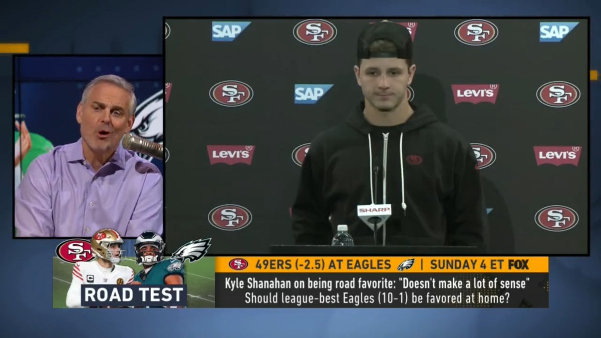 So Brock Purdy wore a backwards hat... @ColinCowherd, care to chime in?