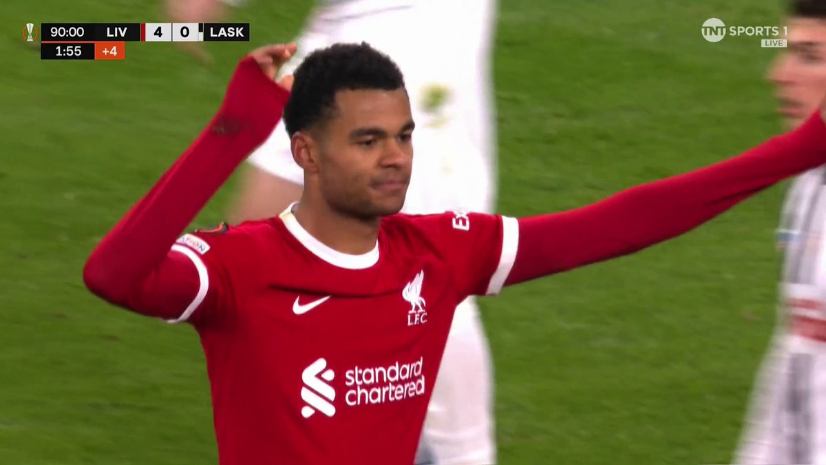 ⚽️Cody Gakpo makes it 4-0 at Anfield ⚽️
