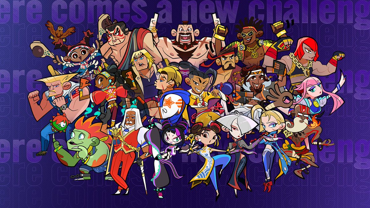 Here comes a new challenger customization option! Get punchy with cartoon versions of each character in the new challenger screen before a match. Purchase with Fighter Coins or Drive Tickets on December 1!