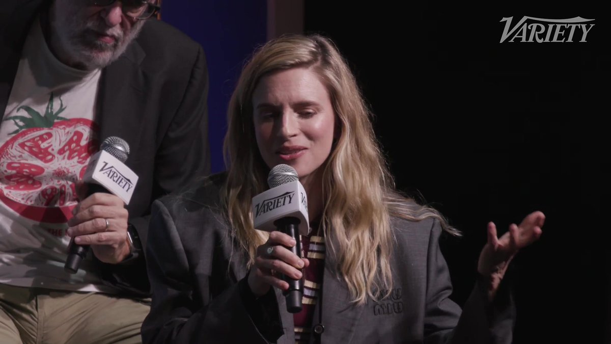 Brit Marling talks about subverting whodunnits in “A Murder at the End of the World”: "It felt like we could write a Gen-Z detective that could be the age and gender of a victim and put her in a position of power.” | Variety's "A Night in the Writers' Room"