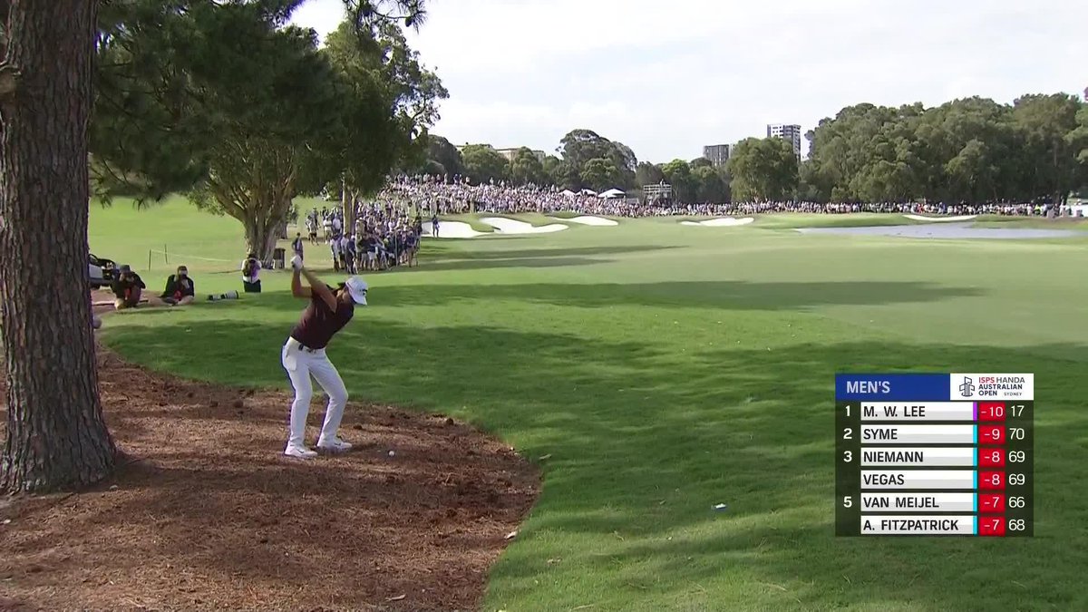 ARE YOU KIDDING Min Woo Lee 🤯 #AusOpenGolf