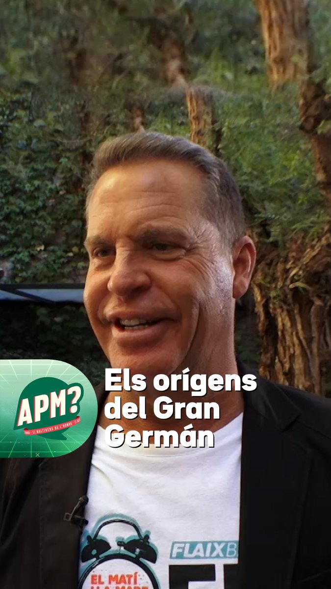 El showman que Catalunya no sabia que necessitava 🕺 El Gran El Gran German ens explica els orígens del seu personatge. Aquest diumenge, l'entrevista sencera a "La TV és Història!" 📺 #APM3CAT
