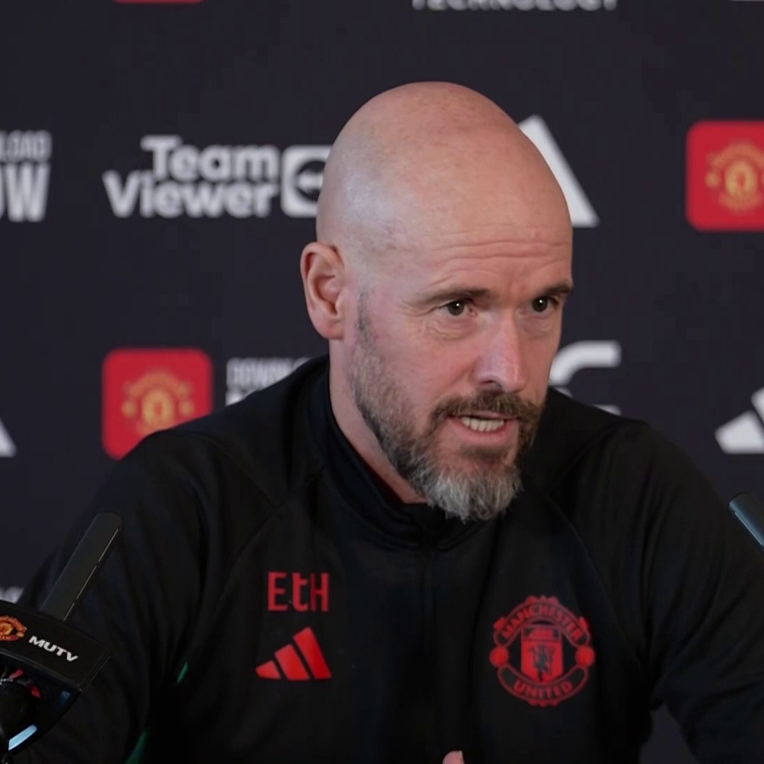 "He is the second best goalkeeper in the Premier League based on stats." Erik ten Hag insists he is very happy with the way Onana is playing this season!