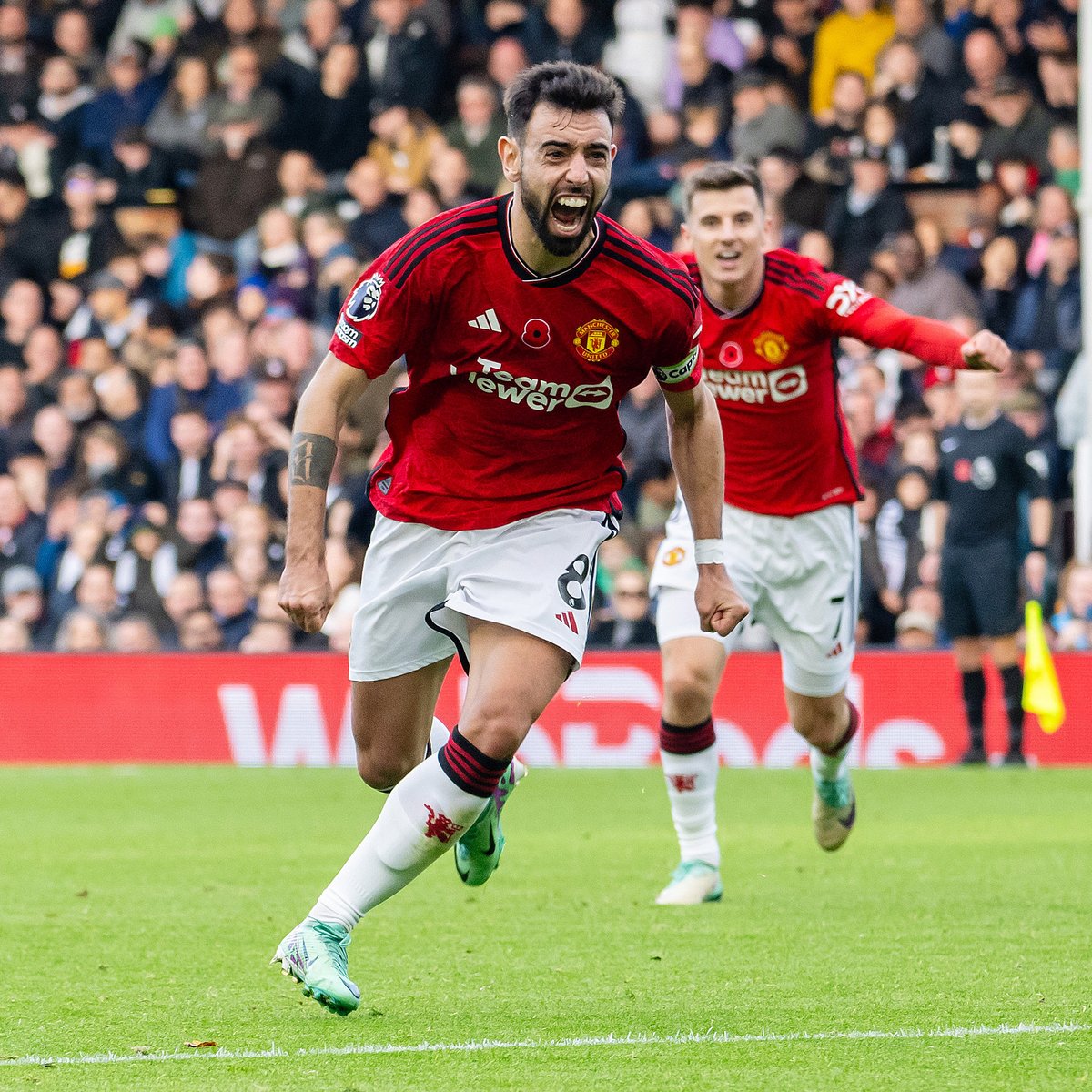 Coming up clutch 🙌 Bruno Fernandes is a contender for our November Goal of the Month award — tap below to cast your vote 👇 #MUFC