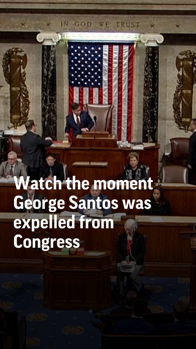 The House voted on Friday to expel Republican Rep. George Santos of New York after a critical ethics report on his conduct that accused him of converting campaign donations for his own use. He was just the sixth member in the chamber’s history to be ousted by colleagues.