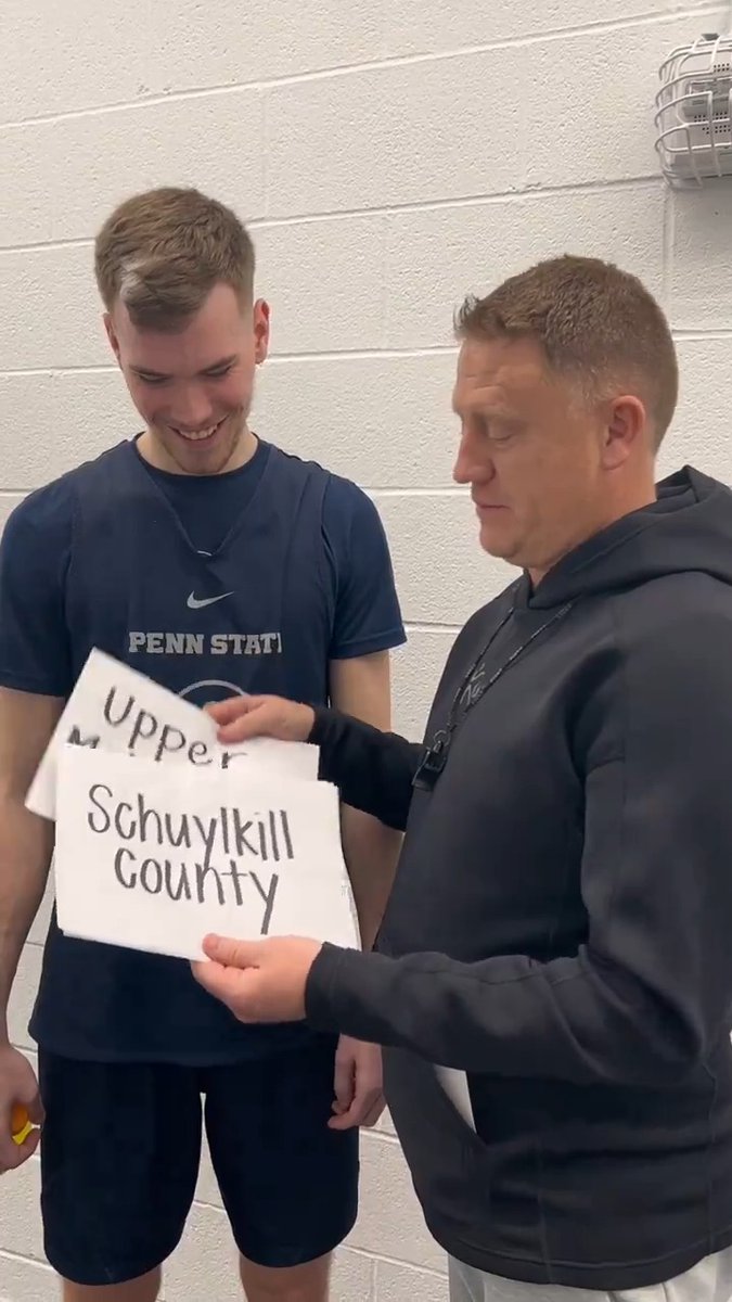 Had to give the guys a little lesson ahead of Schuylkill County Day in the BJC tomorrow 📖📍 #WeAre