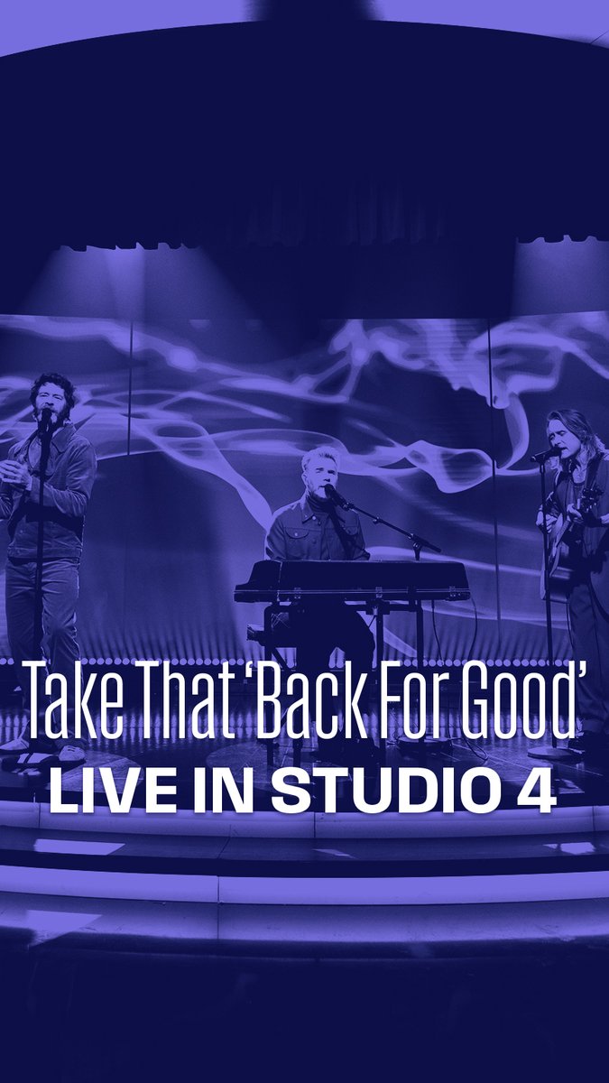What a bop!! Take That #LateLate
