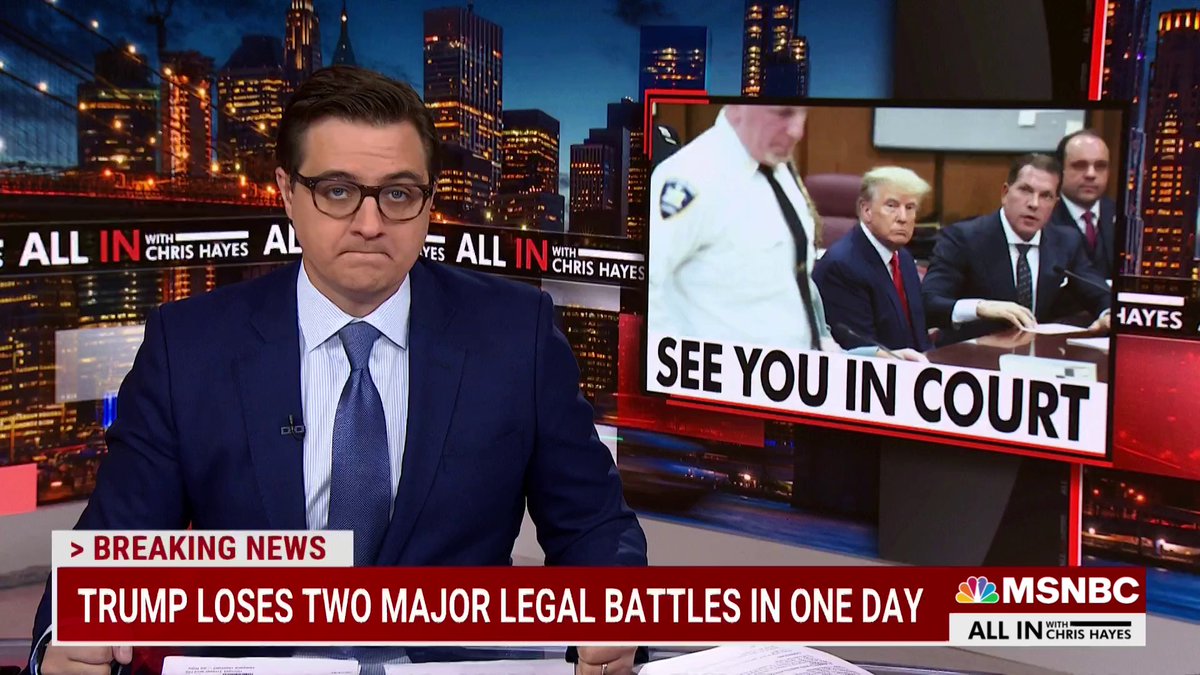 BREAKING: Judge Chutkan rejected Trump's motion to dismiss his criminal charges based on a claim of "presidential immunity” on the same day a federal appeals court ruled that the former president can be sued for inciting the insurrection.