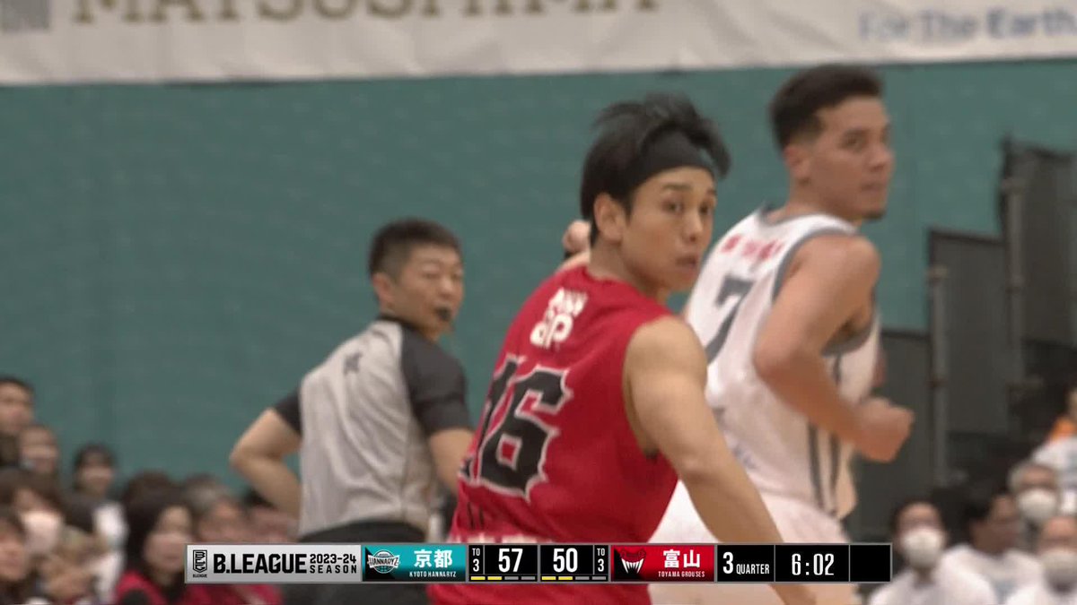 背中に目がついてる!?👀 伊藤駿 富山グラウジーズ 📡バスケットLIVEで生配信中 #Bリーグ