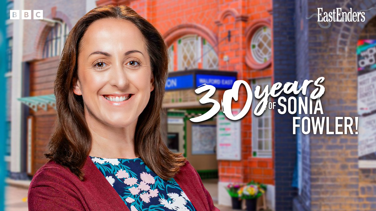 Time flies when you’re playing the trumpet! 30 years ago today, Sonia Jackson (now Fowler) arrived on our screens. What a jam packed 30 years it’s been! Thank you Natalie Cassidy for bringing her to life. ❤️ #EastEnders #30YearsOfSonia