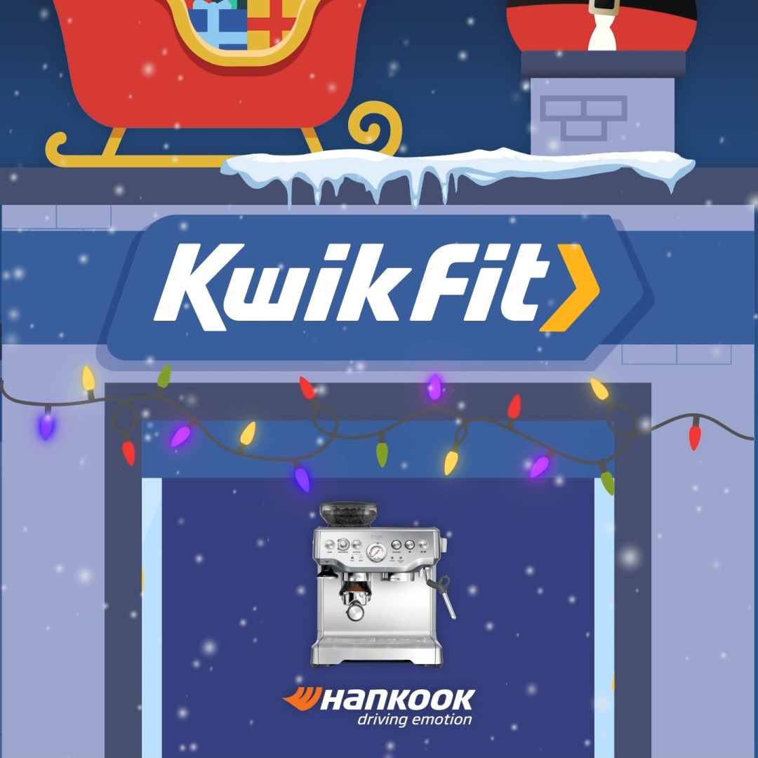 ☃️It's day 2 of #Kwikmas!☃️ Thanks to our friends at Hankook Tire USA we are giving away an Express Espresso Coffee Machine☕ To enter, simply like this post and tag a friend in the comments! Full T&amp;C's