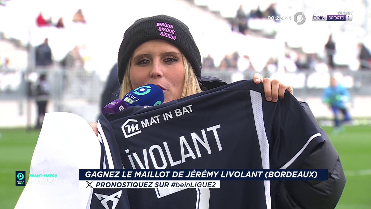 [🎁CONCOURS] ⚽️#beINLIGUE2 🔮 Donnez votre pronostic pour #FCGBESTAC via #beINLIGUE2 👕 Le maillot dédicacé de Jérémy Livolant est à gagner ! 👉 Follow beIN SPORTS pour jouer