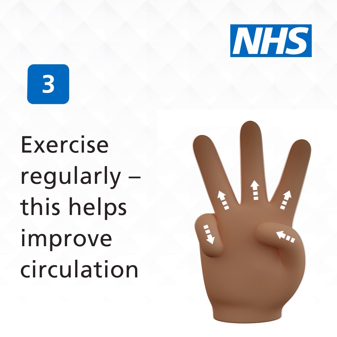 Raynaud’s is a condition where the small blood vessels of the fingers become narrow, causing your fingers to feel cold, change colour and become painful. Read more about Raynaud’s ➡️