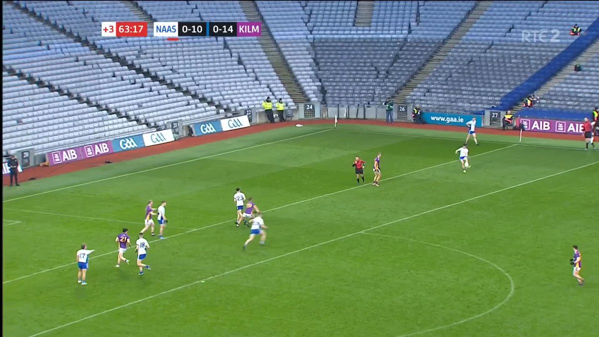 The Shane Walsh goal to wrap it up. He’d plenty of work to do before hitting the net. Looks back to his best for 2024