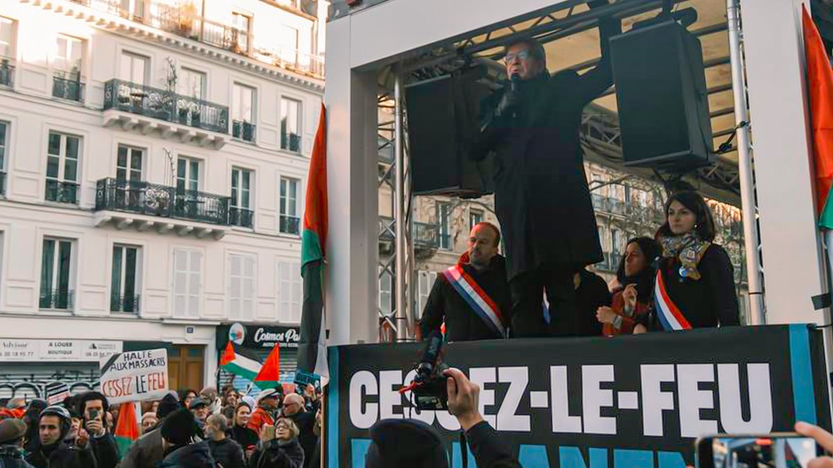 🔴📺 Gaza : génocide en cours ? Retrouvez mon intervention à la manifestation #PourLaPaix et pour un cessez-le-feu permanent.