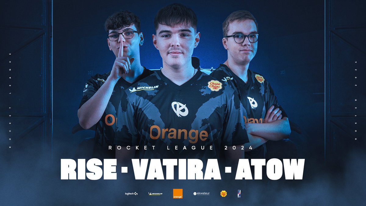 Le Casting 🎭 Bienvenue à notre équipe RLCS 2024 : 🇫🇷 v(?) 🇧🇪 KC Atow. 🇧🇪 🏴 rise. 🇫🇷 Ferra (Coach) Vidéo présentée par Chupa Chups 🍭