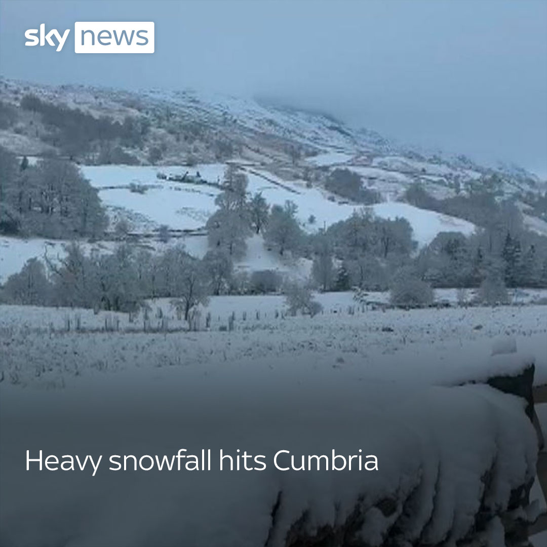 Drivers in Cumbria have been warned by police to travel only if necessary due to heavy snowfall across the county. After temperatures dropped to -11C in the Highlands overnight, the freeze is expected to continue over the weekend. Read more 👉