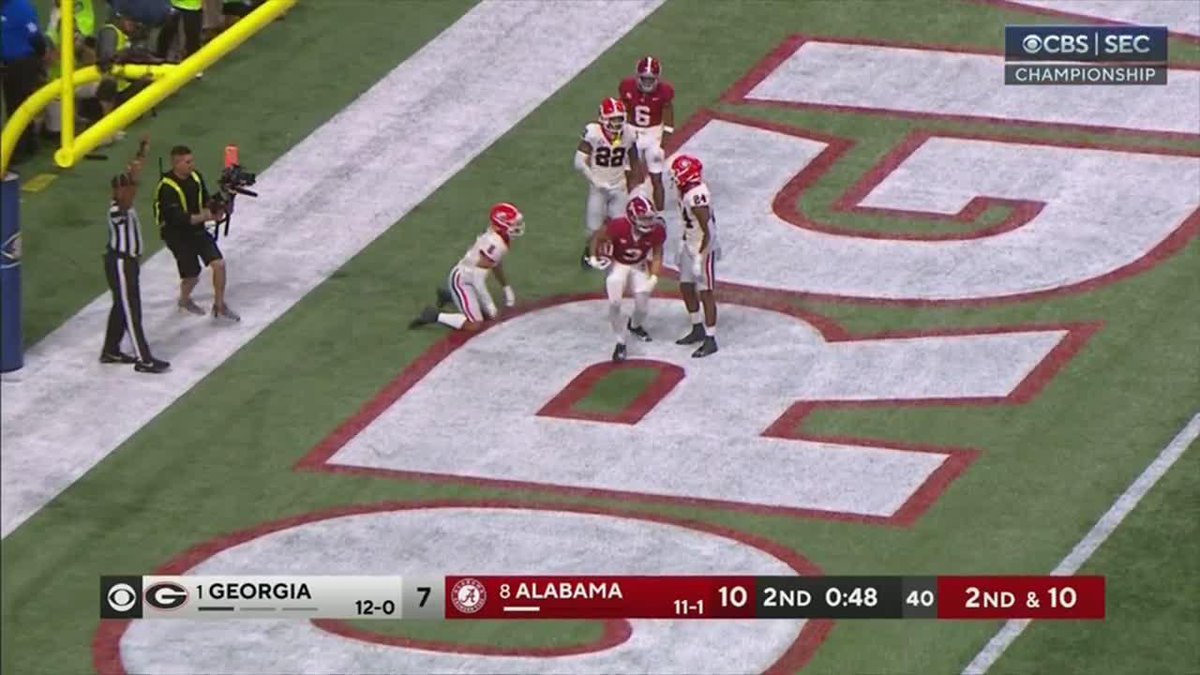 TD catch off the DOME 🙌 📺 CBS