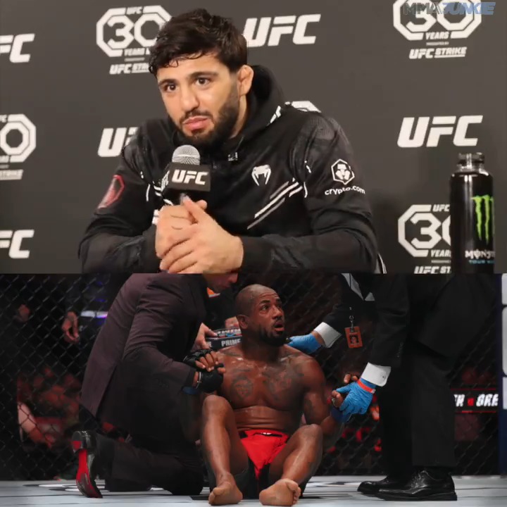"I was super, super happy when his head was bouncing on the canvas." Arman Tsarukyan took pleasure in seeing Bobby Green take extra damage at #UFCAustin after their fight week altercation. 😳