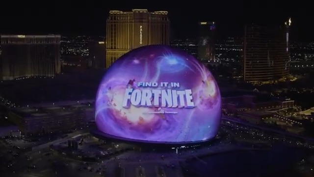 hey, it’s the Sphere from Fortnite!! @spherevegas
