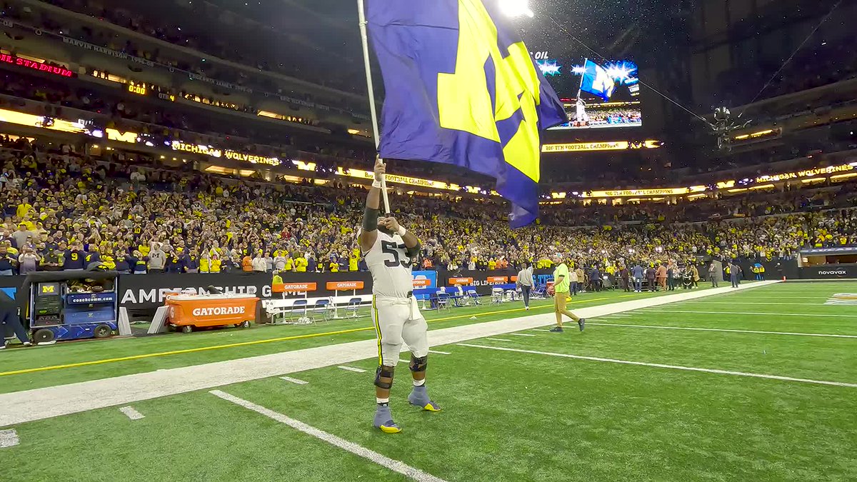 Back-to-back-to-back 🏆 #GoBlue |