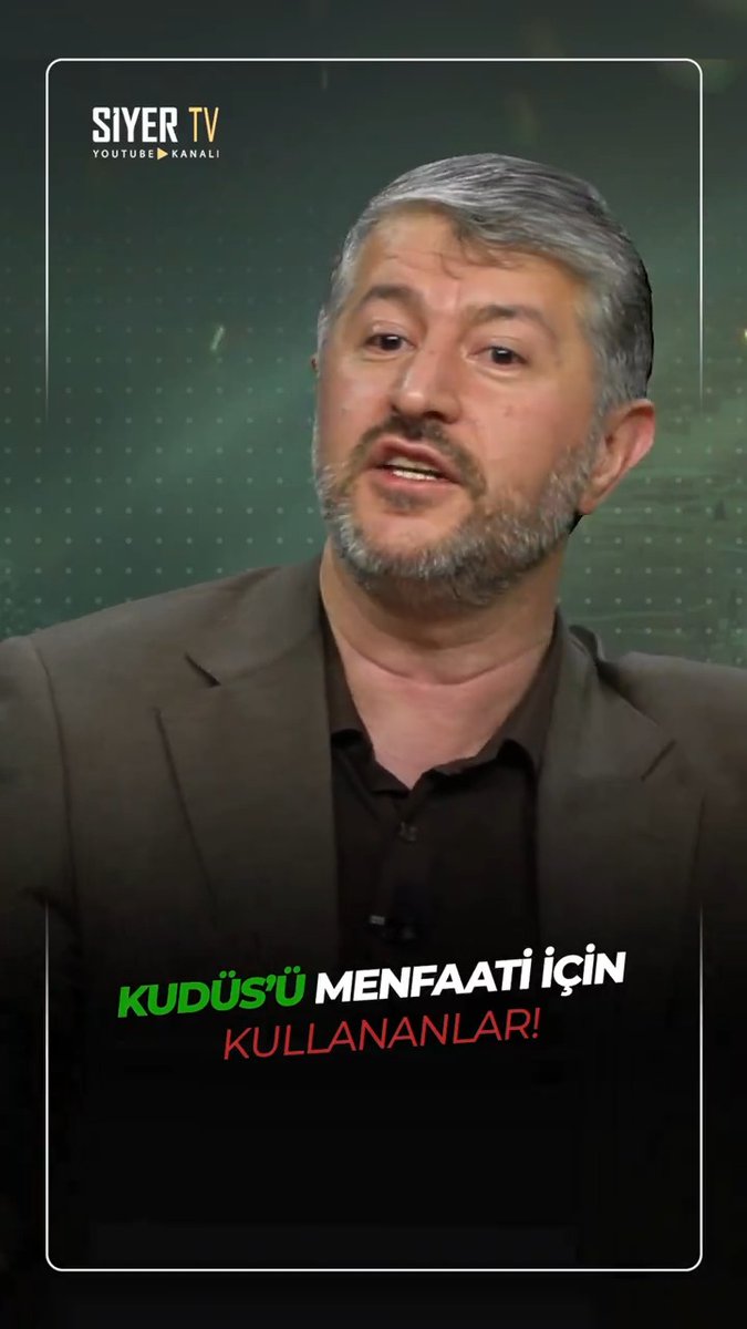 Kudüs'ü menfaatleri için kullananlar...
