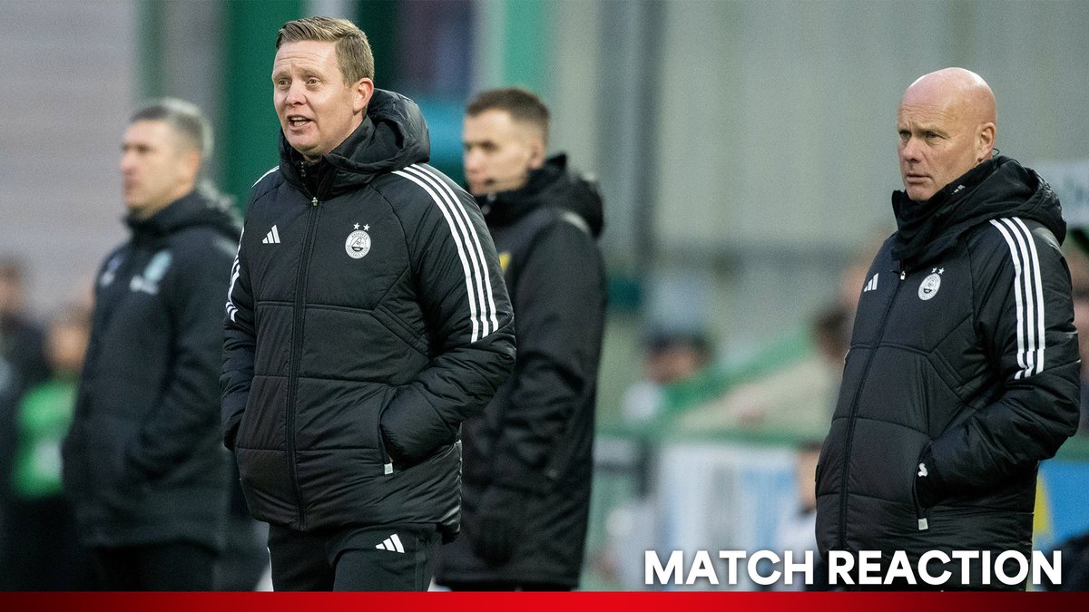 Barry Robson gave his reaction to RedTV after today's game with Hibs.
