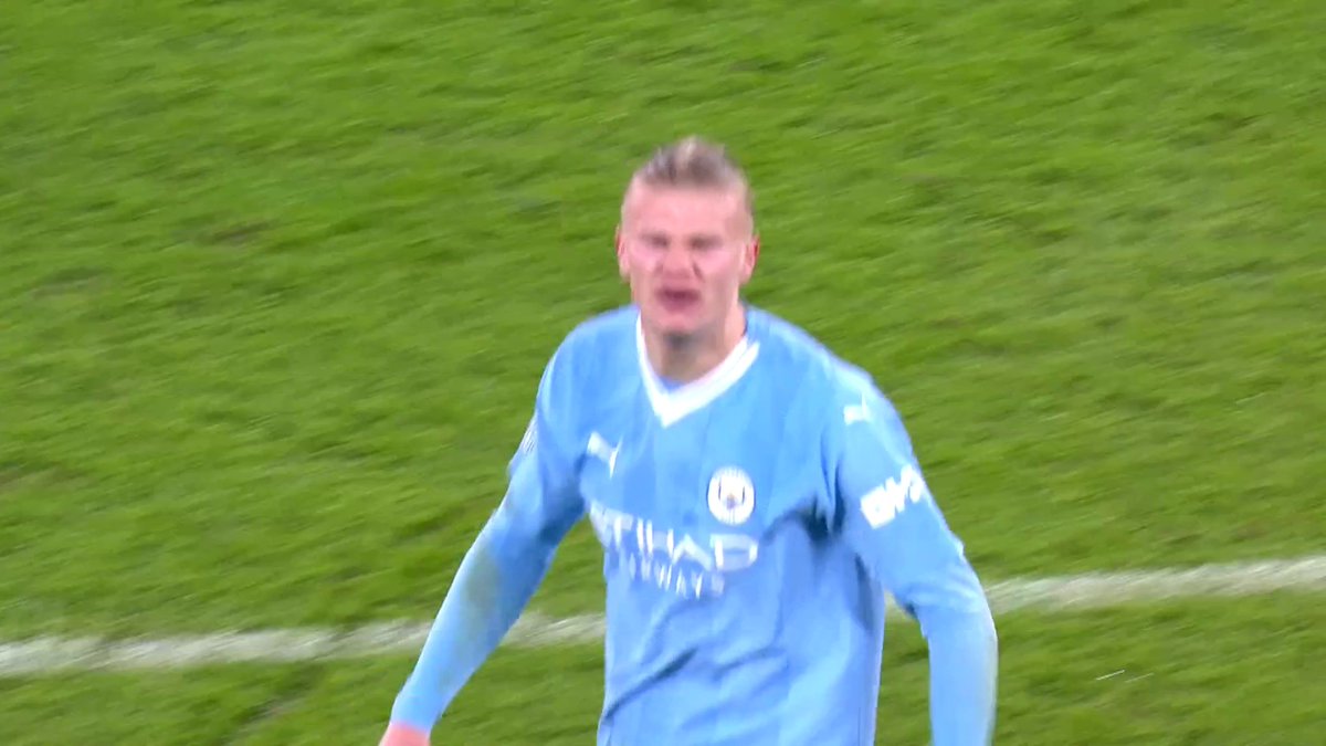 Erling Haaland fou de rage après l’arbitre à la fin de City-Tottenham. 🤬 🎥 CANAL+ Foot