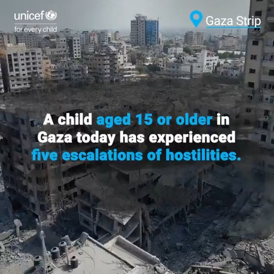 Almaza, 2009. Yasser, 2012. Malak, 2015. Bara, 2021. Remas, 2023. Listen to the voices of children in Gaza over five escalations of hostilities. To protect children from more killing, more injuries, more trauma, they need a lasting ceasefire now.