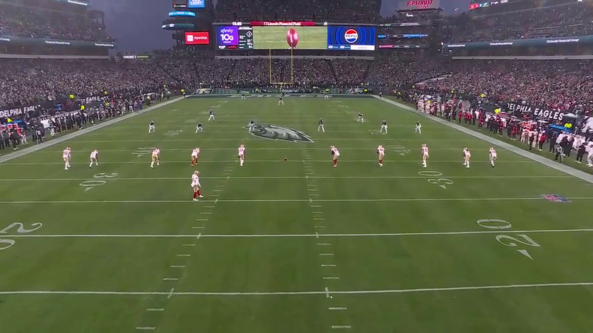 It's finally here 🔥 NFC Championship rematch in America's Game of the Week. San Francisco 49ers vs Philadelphia Eagles, let's do this! 📺: FOX
