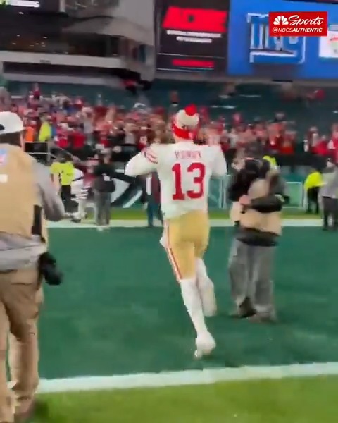 The Faithful broke out in "Purdy" chants after the W 🗣️