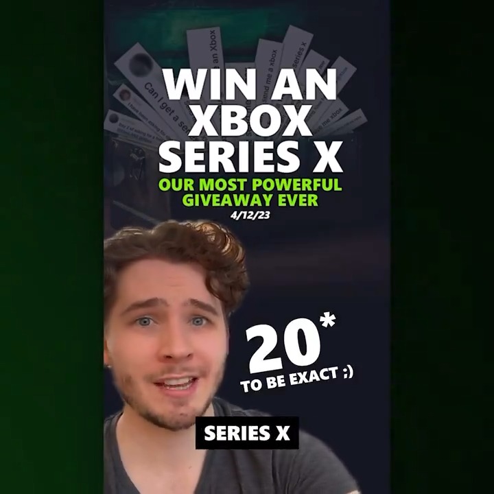 We'll be giving away multiple Xbox Series X's every day for the remainder of this week, with 20 up for grabs in total! Want to win? Watch to find out how 👇