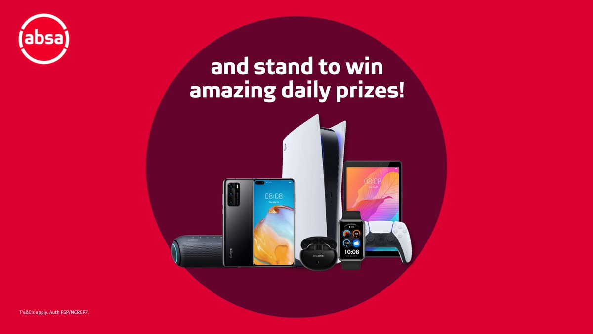 Unwrap the festive magic with our BIGGEST #WeDoMoreWednesdays starting today! Share some of your best moments that Absa unlocked this year and stand to win awesome prizes like a PlayStation 5 worth R14 000. Reply using #WeDoMoreWednesdays and ❤️. Ts&Cs apply. #MyBankDoesThat