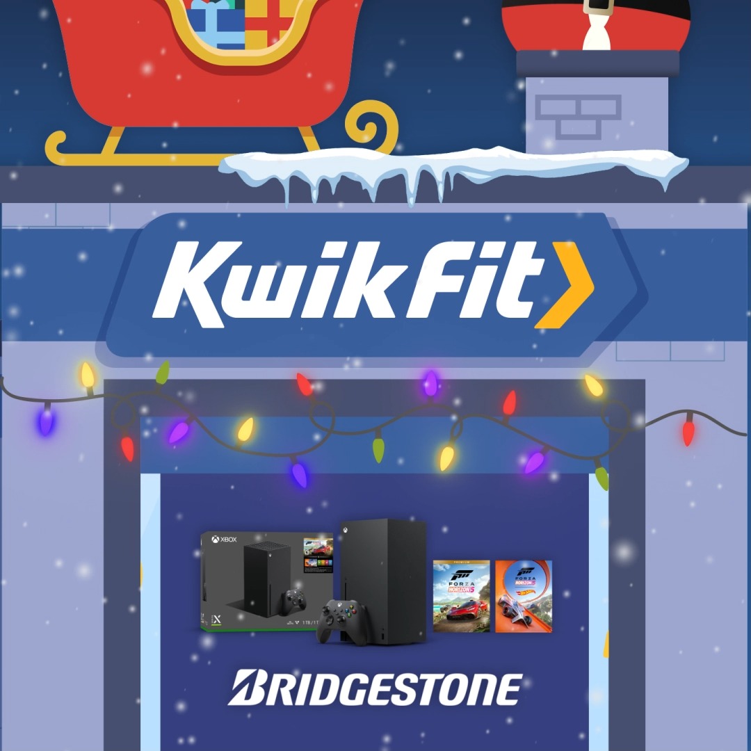 ☃️On #Kwikmas day 4, you can win an Xbox Series X Console and Forza Horizon 5 Premium bundle thanks to our friends at Bridgestone ☃️ To enter, simply like this post and tag a friend in the comments🤩 Full T&amp;C's