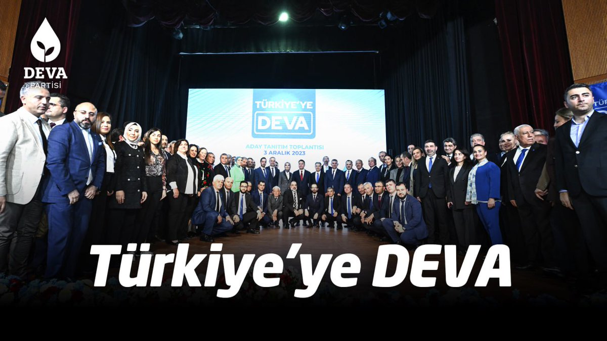 Dün hep birlikte “Türkiye’ye DEVA” dedik. İlk grup belediye başkan adaylarımızı Türkiye’ye açıkladık. Partimize ve ülkemize hayırlı olsun. Yolumuz açık olsun.