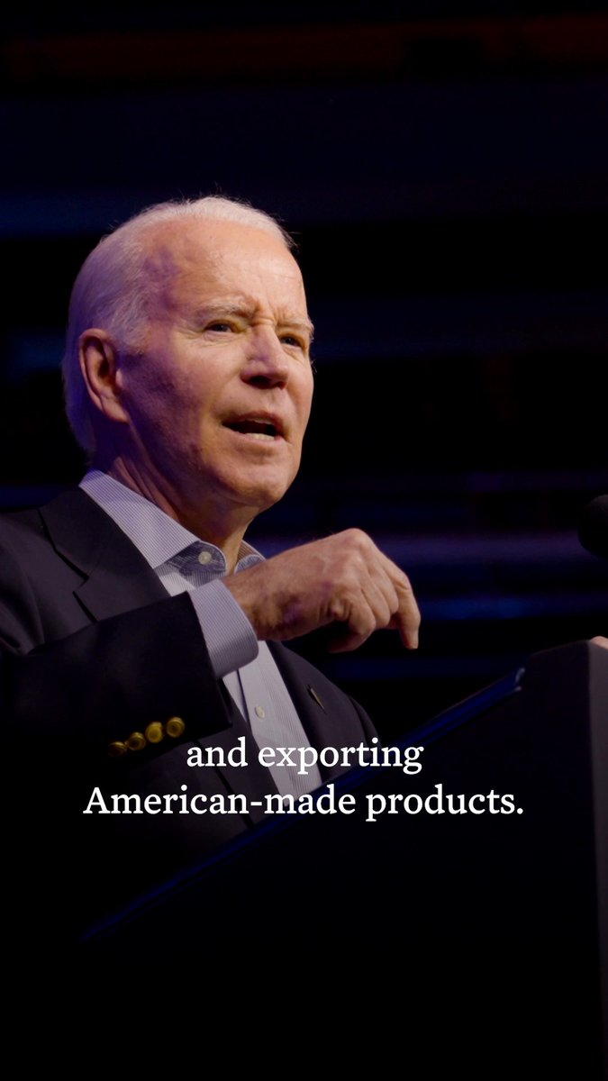 Tony, because of workers like you and the hundreds of employees at CS Wind, America is changing. Instead of exporting jobs, companies from around the world are creating jobs here in America and exporting American-made products. We are moving.