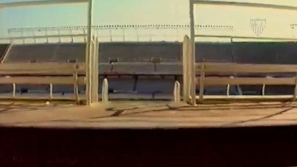Así es el nuevo Ramón Sánchez-Pizjuán. Bienvenidos a nuestro nuevo estadio, bienvenidos al Ramón Sánchez-Pizjuán, la nueva casa de los sevillistas. 🏟️🔜