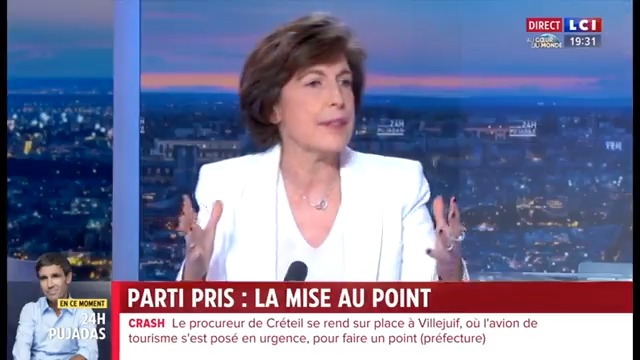 📢 : « La mise au point », le parti pris #politique de @RuthElkrief (½) #24hPujadas #LCI #La26 ⤵️