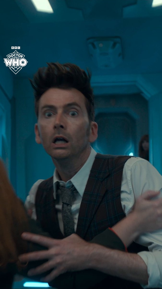 "My arms are too long..." 😱 Relive the moment the Doctor and Donna realise they aren't alone in 'Wild Blue Yonder'... #DoctorWho