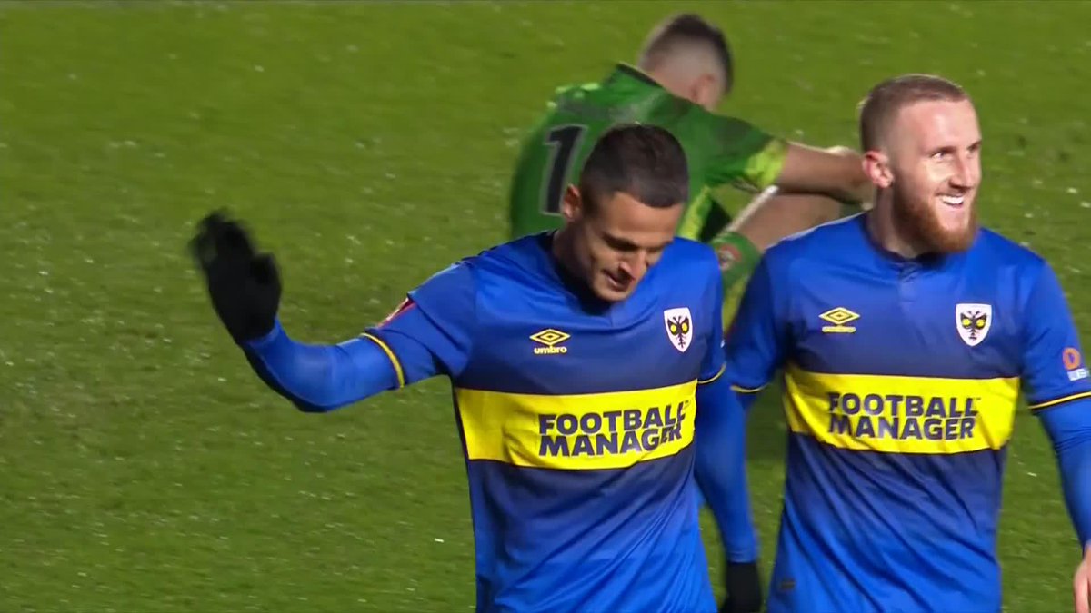 Ali Al-Hamadi is a man in-form for AFC Wimbledon 🔥 #EmiratesFACup