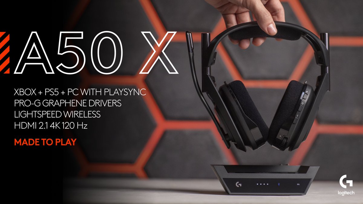Introducing the A50 X LIGHTSPEED Wireless Headset + Base Station. Take command with our new flagship for multi-system gaming -