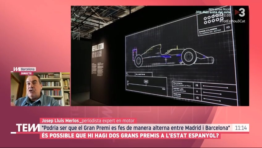 Adeu a la Fórmula 1 a Catalunya? Josep Lluís Merlos explica què hi ha darrere el projecte de Madrid: noms, circuit i inversions #TotEsMou3Cat